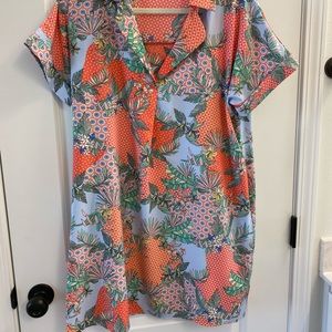 Caroline Hill Tropical Mini Dress